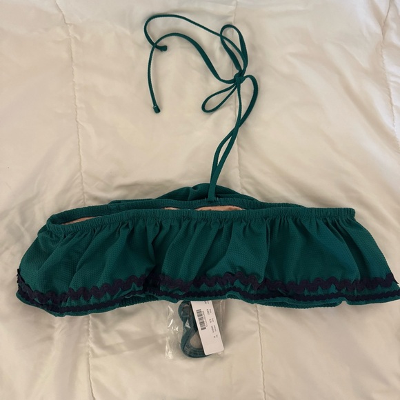 J.Crew Bandeau ruffle bikini top with rickrack - Picture 7 of 11